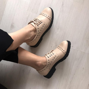 Pantofi Casual FN362 BEIGE R1/8/2 - Img 2