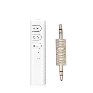 Receptor Bluetooth Auto BT-450 Wireless, mufa Audio Jack 3.5mm, microfon incorporat, muzica/apeluri telefonice, culoare Alb - Img 3