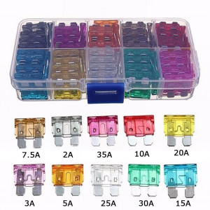 Set 100 Sigurante Auto, metal/plastic, multicolor - Img 3