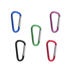 Set 5 Carabine, aliaj de aluminiu, maxim 10 Kg, 4.7 x 2.5 cm, Multicolor, JMB-BBL6491 - Img 1