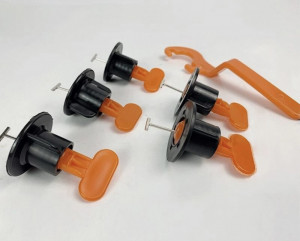 SET 50 de tije refolosibile, Sistem nivelare gresie , rost 1,5 mm - Img 3