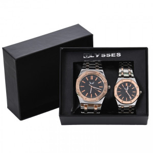 Set Ceasuri Pentru Cuplu Ulysses Gold-Silver Bold