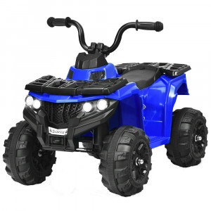 Atv Electric 6V Racer 1 Albastru, cu lumini - Img 1