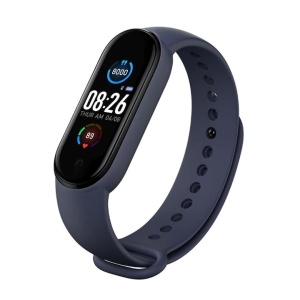 Bratara Smart M5, Smart Bracelet, Inteligenta cu Masurarea Tensiunii Arteriale, ALBASTRU
