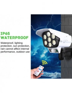 Camera de Supraveghere Falsa cu Panou Solar, 77 LED, cu senzor de miscare JD 2178T - Img 2