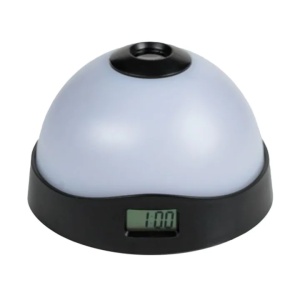 Ceas LCD Smart cu holograma, ideal pentru birou sau noptiera, afisaj culori multiple