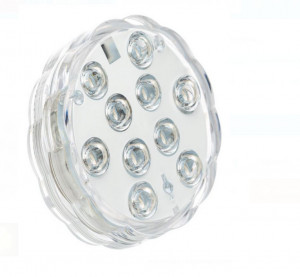 Dispozitiv cu lumini LED- colorate reglabile din telecomanda, actioneaza cu baterii, impermeabila - Img 7