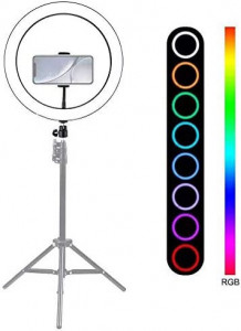 Lampa circulara RGB LED MJ26 - Img 6