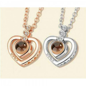 Lantisor-Te Iubesc de 100x altfel Rose Gold - Img 2