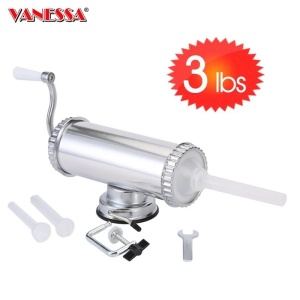 Masina manuala de umplut si facut carnati Vanessa Sausage Maker 1,5 Kg - Img 2