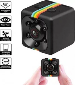 Mini Camera Spion SQ11, Full HD 1080p, Audio Video, Night Vision