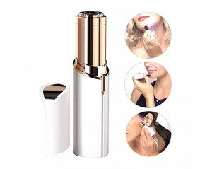 Mini Epilator Facial Flawlbss, Hipoalergenic, in Forma de Ruj - Img 3