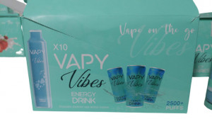 Narghilea electronica fara nicotina VAPY Vibes - ENERGY DRINK 2500+ - Img 4