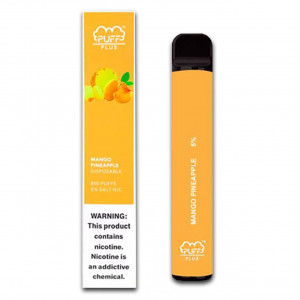 Narghilea Electronica Puff Plus 800 pufuri Mango si ananas (5% nicotina)