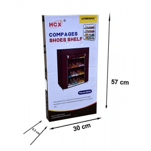 Organizator De Pantofi din Material Textil cu Etajere COMPAGES SHOE SHELF 5588 - Img 2