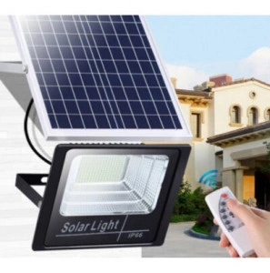 Proiector JORTAN, 50W cu LED SMD, Panou Solar si Telecomanda