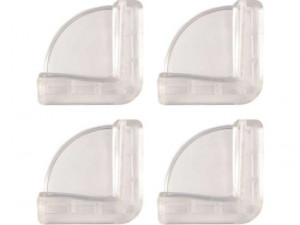 Set 4 bucati protectie silicon pentru colturi mobila folosite la evitarea accidentarilor bebelusilor/copiilor - Img 1