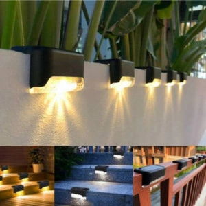 Set 4 x Lumini Solare LED pentru Trepte, Scari - Img 3