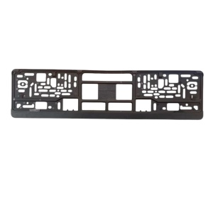 Suport Numar Inmatriculare Auto, Plastic, Negru