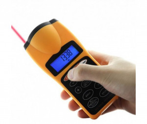 Telemetru cu laser, 50 cm - 18 m, acuratete ± 1 cm, galben/negru - Img 5