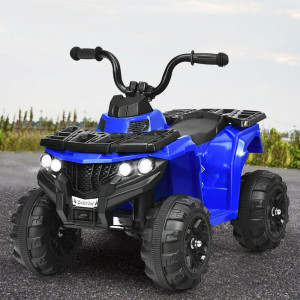 Atv Electric 6V Racer 1 Albastru, cu lumini - Img 3