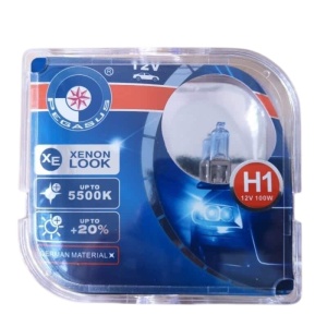 Becuri halogen H1 100W, Xenon Look, 12V, lumina 5000K - Img 3
