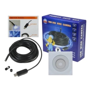 Camera Endoscopica pentru Foto si Video, Diametru 7 mm, Cablu USB de 5 m, Negru - Img 2
