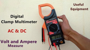 Clamp Meter -Cleste cu Ampermetru digital masoara curentul fara contact cu firele electrice DT 266 - Img 5