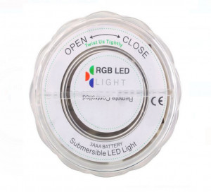 Dispozitiv cu lumini LED- colorate reglabile din telecomanda, actioneaza cu baterii, impermeabila - Img 8