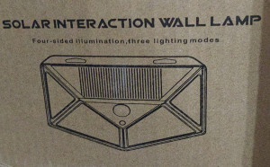 Lampa solarade perete cu 100 LED Wall Lamp - Img 7