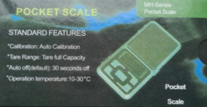 Mini cantar Pocket Scale de buzunar, pentru bijuterii cu afisaj LCD, Mh 100g - Img 2