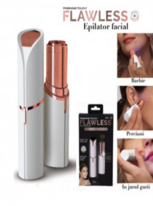 Mini Epilator Facial Flawlbss, Hipoalergenic, in Forma de Ruj - Img 1