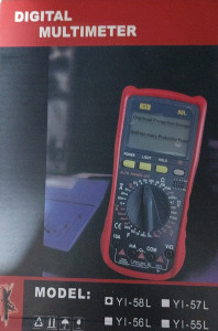Multimetru profesional digital multifunctional cu display iluminat YI-58L - Img 6