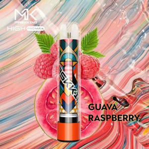 Narghilea electronica Maskking HIGH pro max, Aroma Guava Raspberry, 1500 de fumuri, 5% saruri de nicotina - Img 1