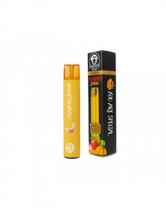 Narghilea Electronica Pucani Gold Fara Nicotina, 1600 pufuri, Capsuni cu Banana