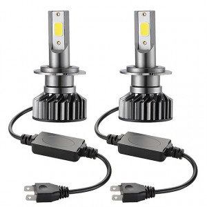 Set 2 Becuri cu led H7 ,mini 2 super slim, Led Headlight,12v ,50w 8000lm 6000k