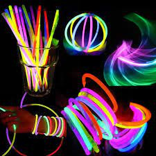 Set 3 Bratari Glo Fosforescente, Roz, Verde, Galben - Img 2