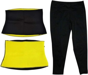 Set Format din Centura si Pantaloni Pentru Slabit din Neopren - Img 3
