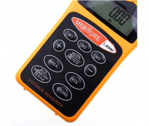 Telemetru cu laser, 50 cm - 18 m, acuratete ± 1 cm, galben/negru - Img 6