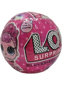 Balon cu Surprize, Papusa LOL, 7 surprize, 32cm, multicolor, bila, serie 13 - Img 3