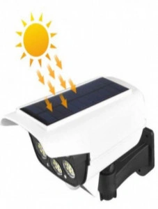 Camera de Supraveghere Falsa cu Panou Solar, 77 LED, cu senzor de miscare JD 2178T - Img 4