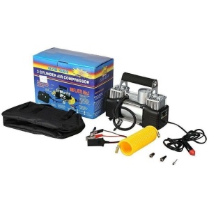 Compresor portabil pentru anvelope 628-4x4, 2 cilindrii, 85 L/min, 12V, 200PSI, cablu 3m - Img 3
