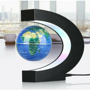 Glob pamantesc magnetic plutitor cu iluminare LED - Img 1