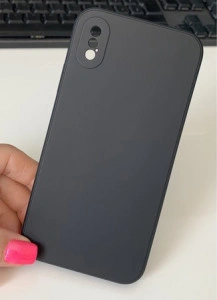Husă de Protecție iPhone XS Max, din silicon cu margini drepte
