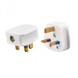 Întrerupător Alb cu 3 pini, 250V 13A, Fused - Img 4