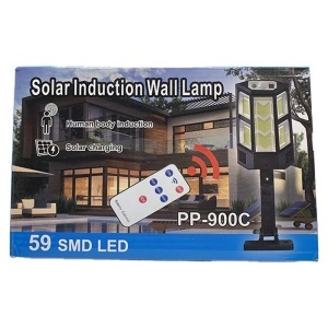 Lampă de perete cu inducție solară PP-900C 59 LED SMD - Img 3