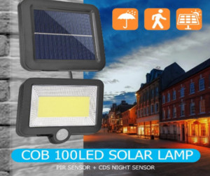 Lampa solara de Perete W781-1, 120Cob Split Solar Wall Light - Img 5