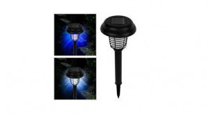 Lampa Solara LED Bug Zapper cu lumină UV Anti insecte - Img 2