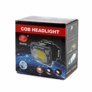 LANTERNA DE CAP LUMINA ALB/ROSIE 1LED COB 5W / ZB-6658 - Img 4