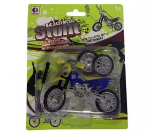 Mini Motocicleta de ghidat cu degetul pentru copii, Stunt, dezvolta abilitatile cognitive control maini, cu piese de rezerva - Img 2